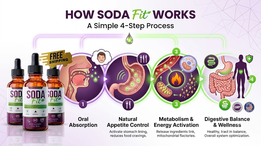 SodaFit daily liquid drops routine