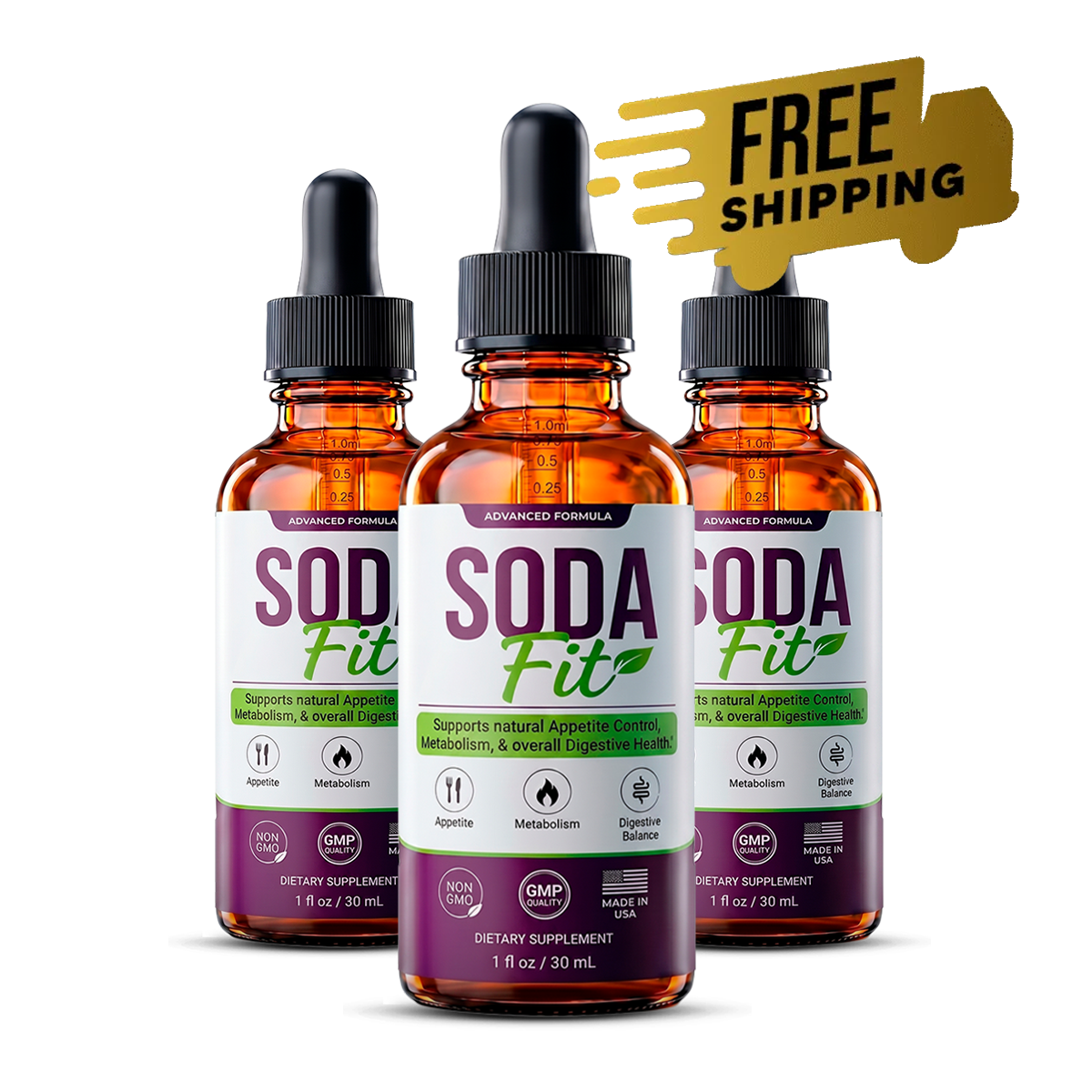 SodaFit liquid appetite and metabolism support drops
