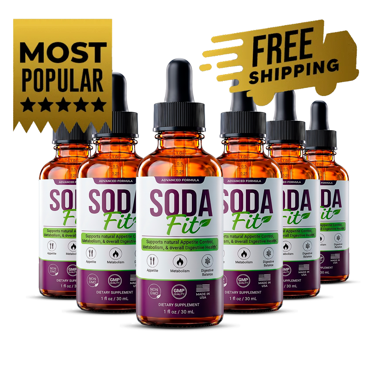 SodaFit 6 bottle pack